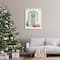 Stupell Industries Christmas Presents Wreath Doorstep Canvas Wall Art